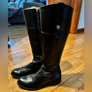 Frye Black Riding boots Melissa Size 7.5